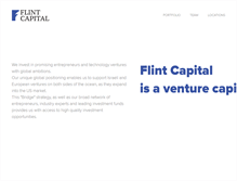 Tablet Screenshot of flintcap.com